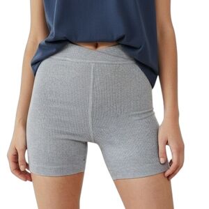 Free People Movement Free Throw Ribbed High Waist Shorts (FP Movement) Size M